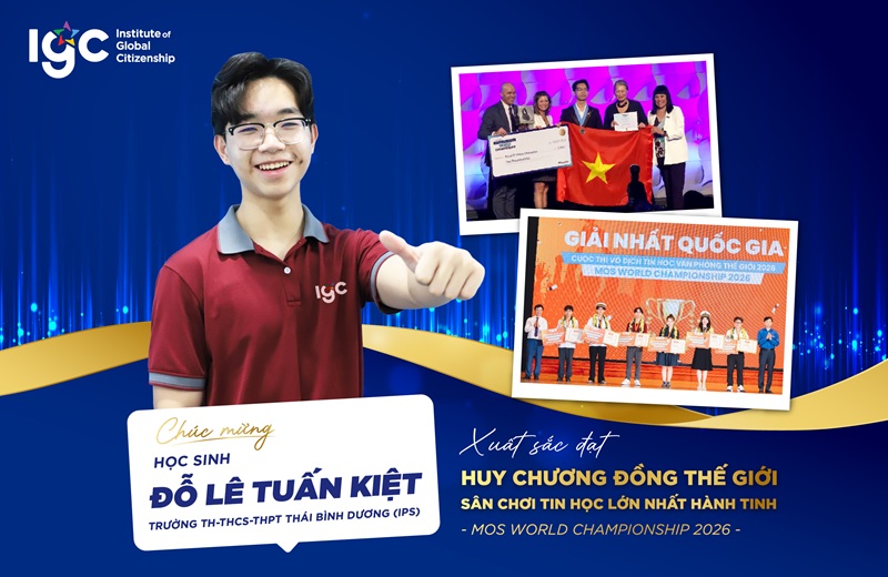Đỗ Lê Tuấn Kiệt Đạt Huy Chương Đồng Thế Giới Cuộc thi Tin học MOS 2026 - Sân chơi Tin học Lớn Nhất Hành Tinh