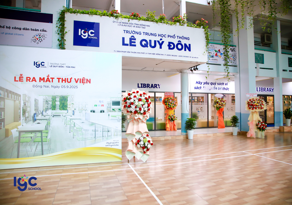 RA MẮT THƯ VIỆN MỚI TRONG NGÀY KHAI GIẢNG