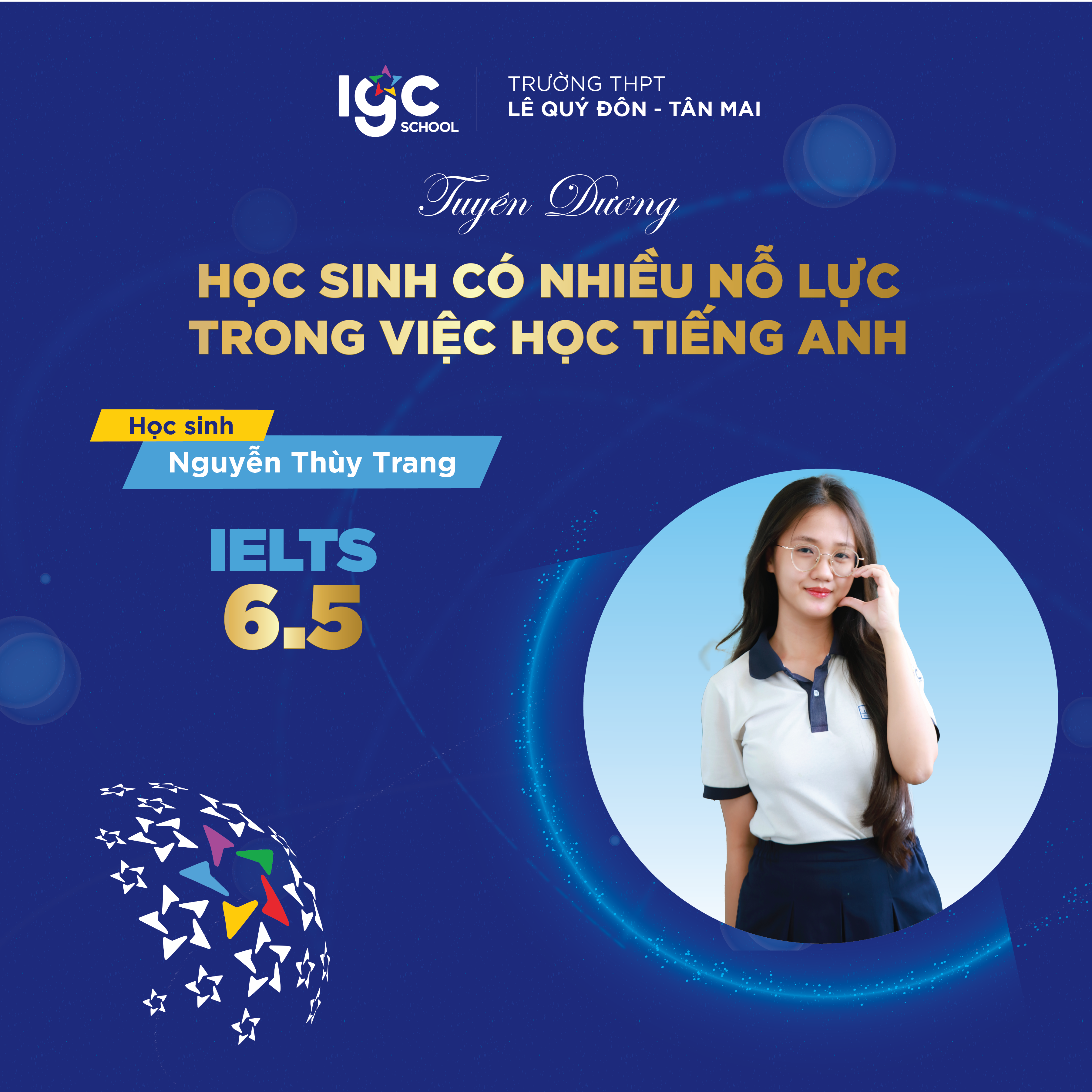 TUYÊN DƯƠNG  HỌC SINH CÓ NHIỀU NỖ LỰC TRONG VIỆC HỌC TIẾNG ANH