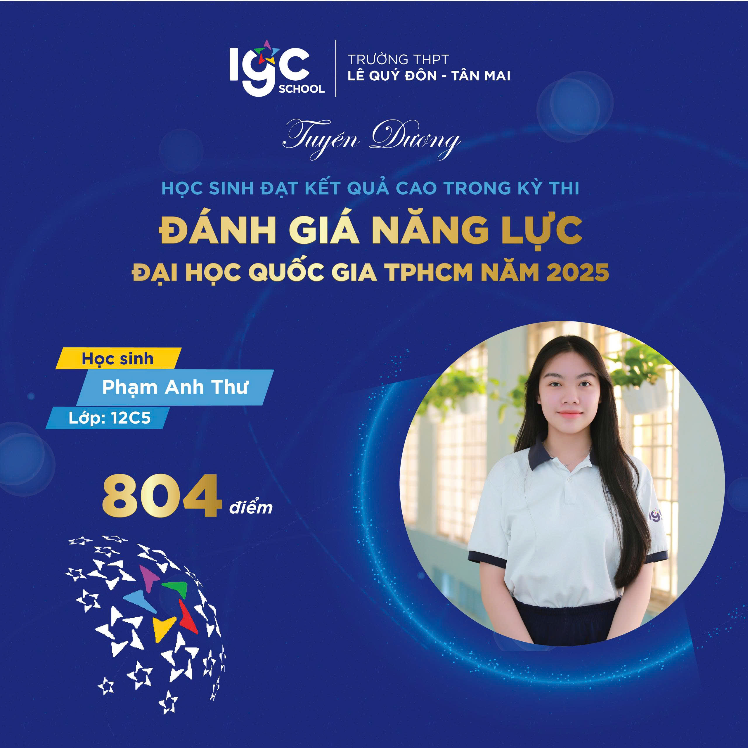 🎓 TỰ HÀO THÀNH TÍCH KỲ THI ĐÁNH GIÁ NĂNG LỰC 2025