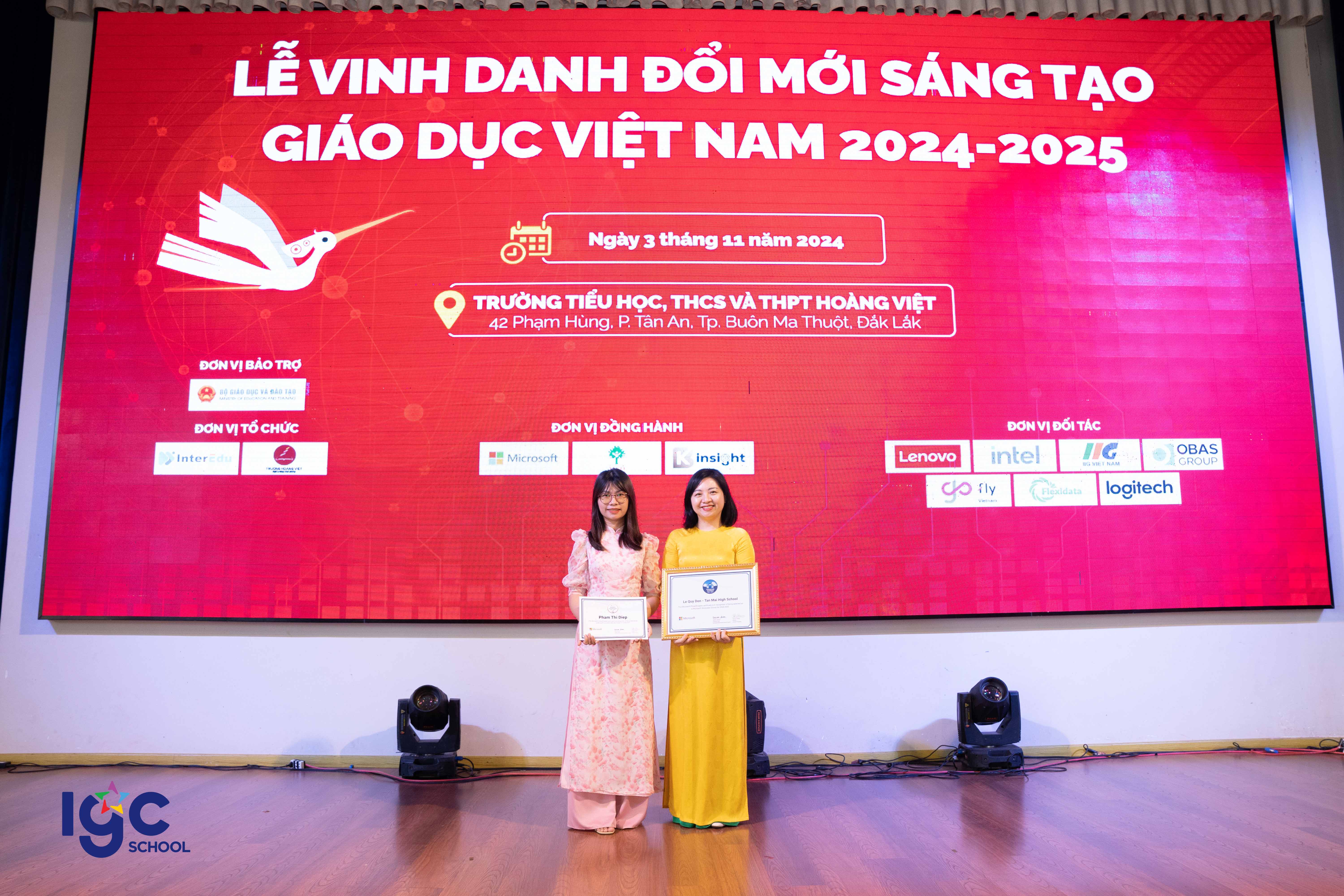 TRƯỜNG THPT LÊ QUÝ ĐÔN - TÂN MAI VINH DỰ ĐƯỢC CÔNG NHẬN 3 NĂM LIÊN TIẾP LÀ TRƯỜNG HỌC ĐIỂN HÌNH CỦA  MICROSOFT